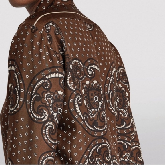 Paisley print silk Sandro shirt - Picture 2 of 7